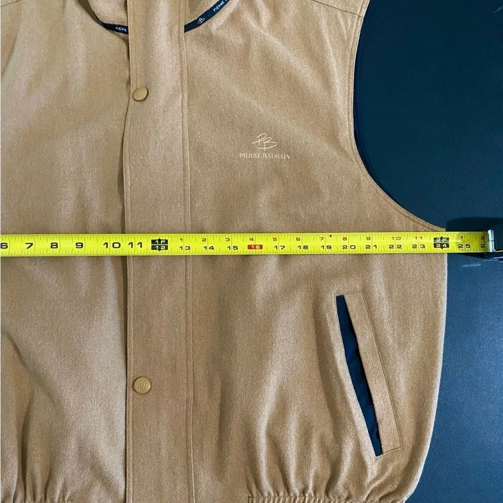 Pierre Balmain Paris Vintage Wool Nylon Reversible Vest